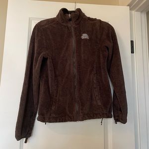 North Face Fuzzy Zip Up